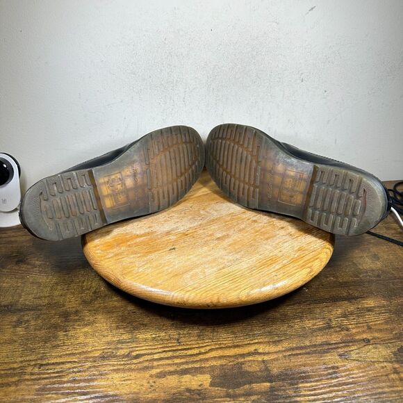 Dr. Martens Oxford 3989 Shoes Boots Leather Vintage‎ Wingtip Black Men's Size 11 - Picture 7 of 8